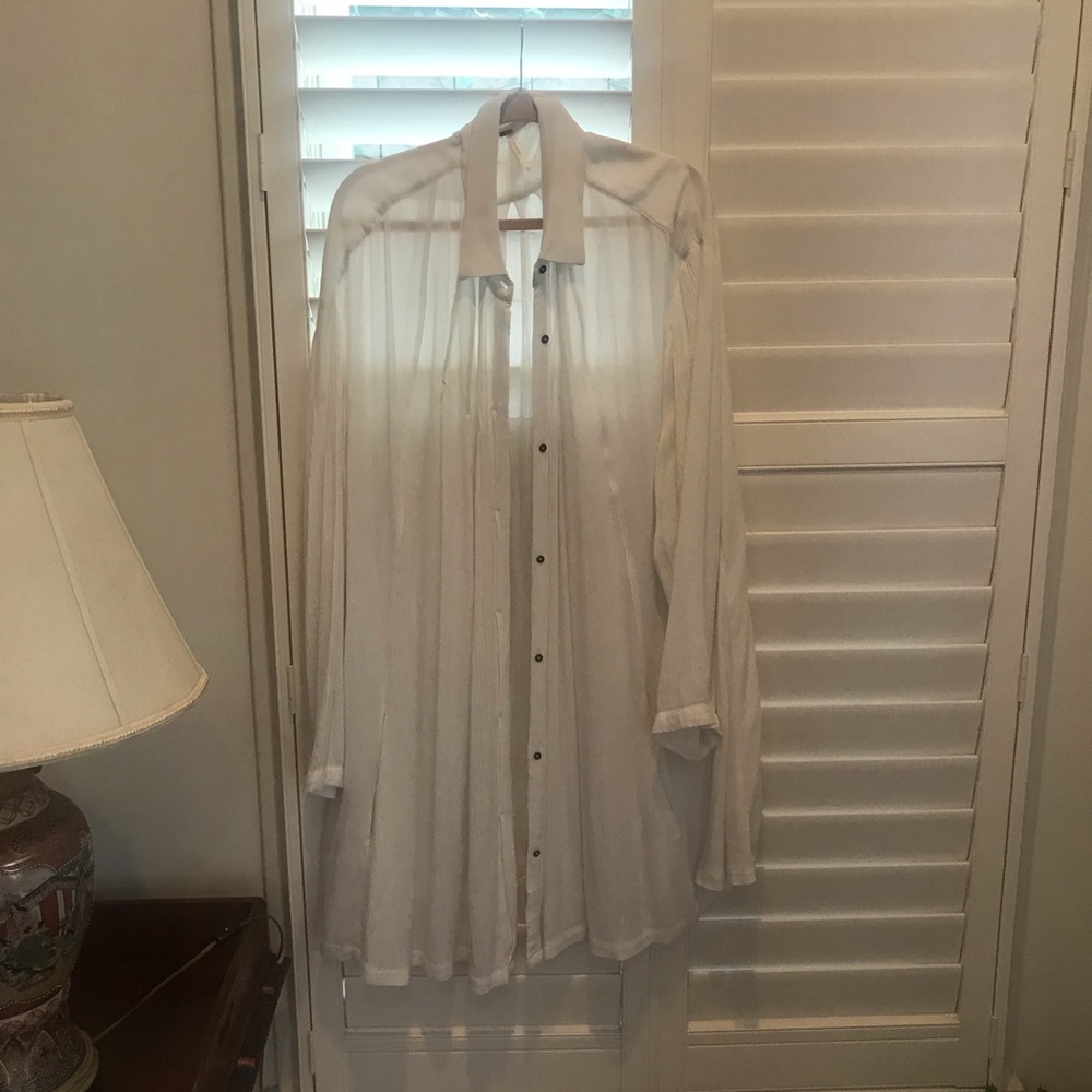 Free People long shirt/ coverup